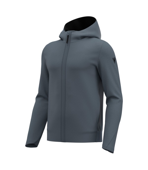 ATH ICON MIDNIGHT HOODED FZIP SWEATSHRT MGRY/DGRY