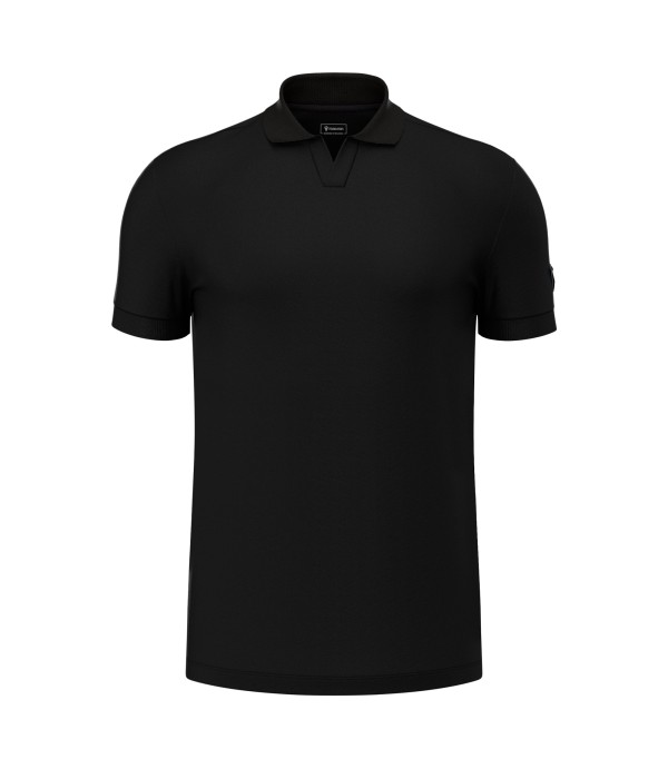 ATH ICON RADIANT CTN POLO PIQUET SS BLK/DGRY