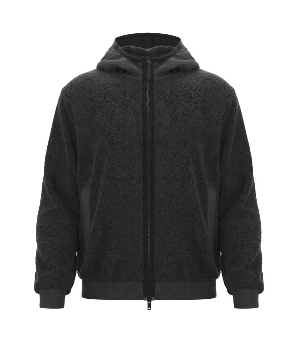 ATH ICON SAPPORO HOODED FZIP TEDDY BLK/NS