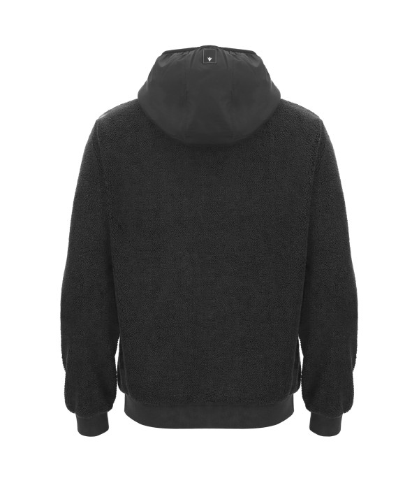 ATH ICON SAPPORO HOODED FZIP TEDDY BLK/NS