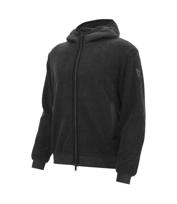 ATH ICON SAPPORO HOODED FZIP TEDDY BLK/NS