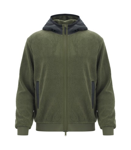 ATH ICON SAPPORO HOODED FZIP TEDDY MGRN/NS