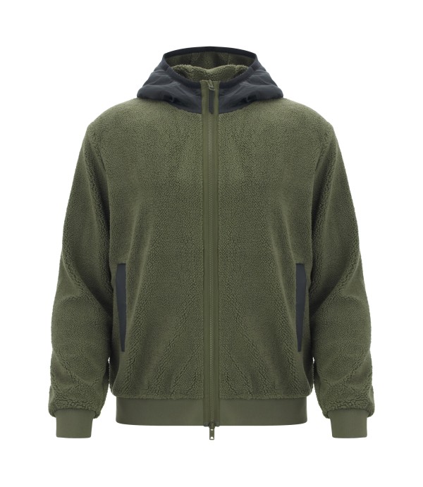 ATH ICON SAPPORO HOODED FZIP TEDDY MGRN/NS
