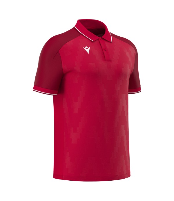 ECHOES POLO RED/WHT