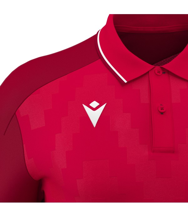 ECHOES POLO RED/WHT
