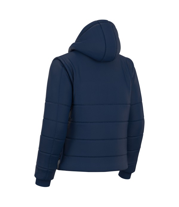 DUALITY PADDED JKT W/DETACH SLEEVES NAV/NS