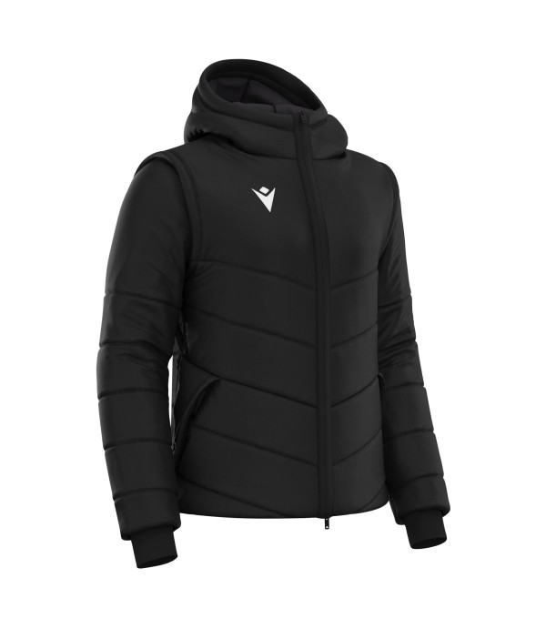 DUALITY PADDED JKT W/DETACH SLEEVES BLK/NS