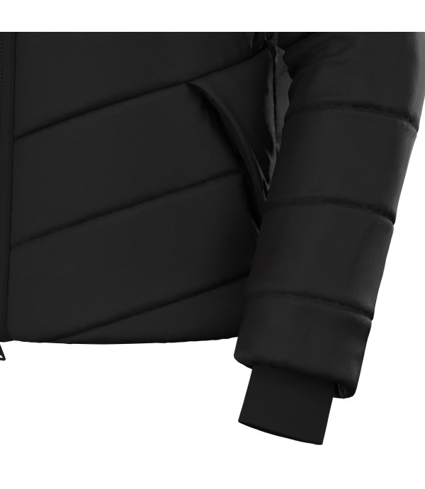 DUALITY PADDED JKT W/DETACH SLEEVES BLK/NS