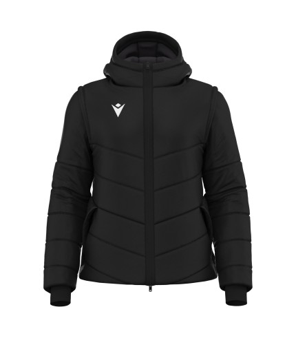 DUALITY PADDED JKT W/DETACH SLEEVES BLK/NS