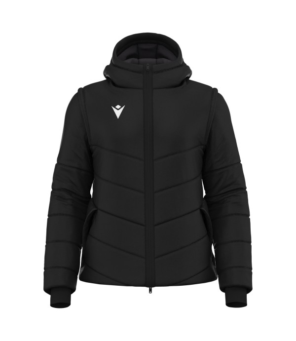 DUALITY PADDED JKT W/DETACH SLEEVES BLK/NS