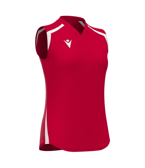 FROSTMOOR WOMAN SHIRT SL RED/WHT