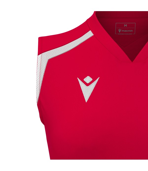 FROSTMOOR WOMAN SHIRT SL RED/WHT