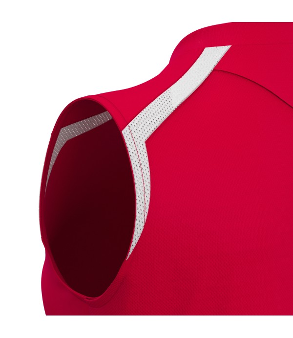 FROSTMOOR WOMAN SHIRT SL RED/WHT