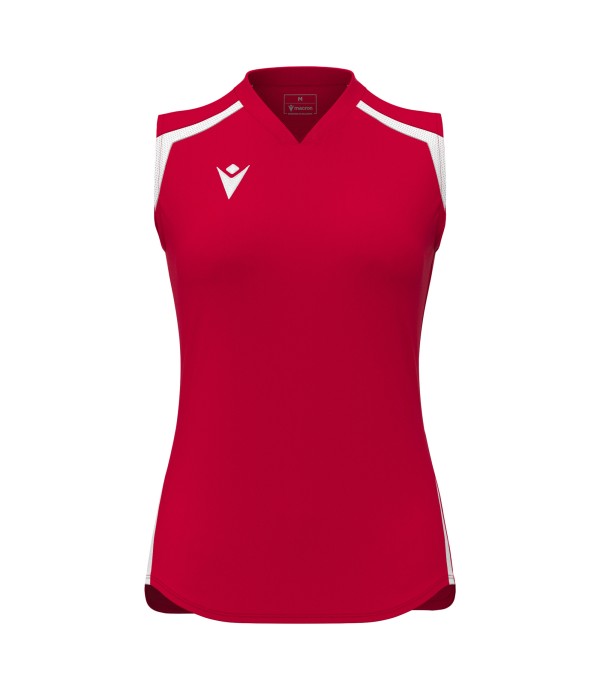 FROSTMOOR WOMAN SHIRT SL RED/WHT