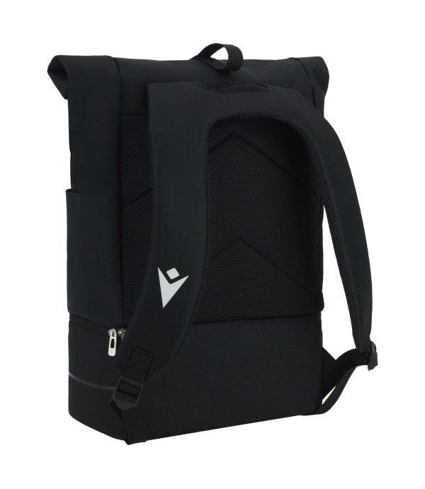 ALMA ROLL TOP BACKPACK BLK/NS