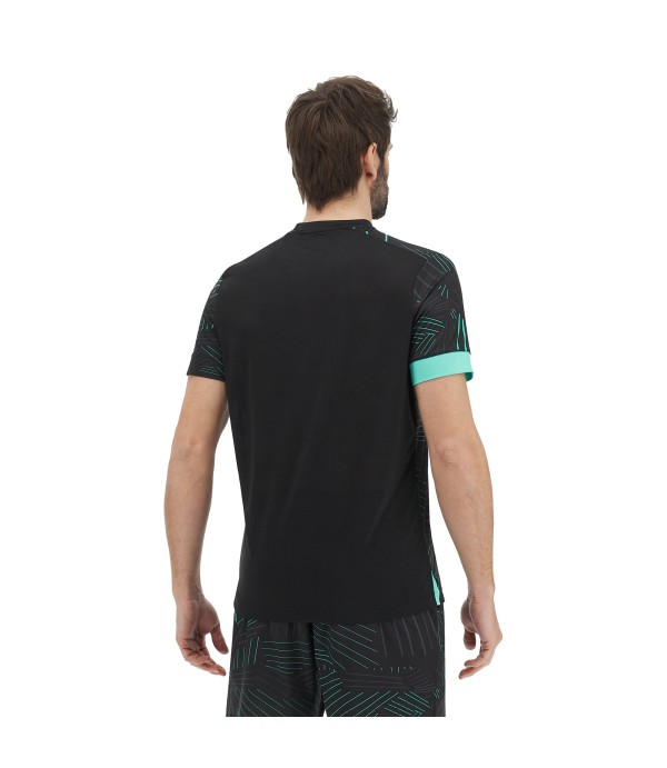 PADEL START CD JUAN SHRT SS MAN BLK/AQUA