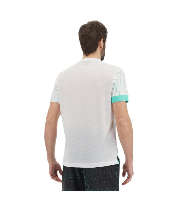 PADEL START CD JUAN SHRT SS MAN WHT/AQUA