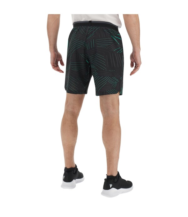 PADEL CD MIGUEL SHORT MAN BLK/AQUA