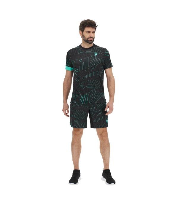 PADEL CD MIGUEL SHORT MAN BLK/AQUA