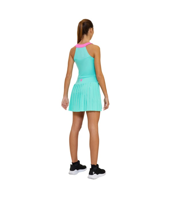 PADEL CC TAMARA DRESS WOMAN AQUA/NPNK PRINTED