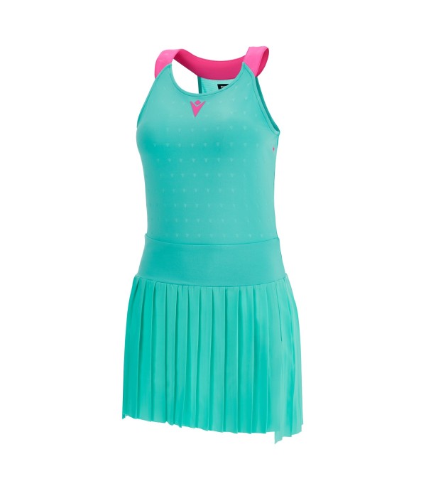 PADEL CC TAMARA DRESS WOMAN AQUA/NPNK PRINTED