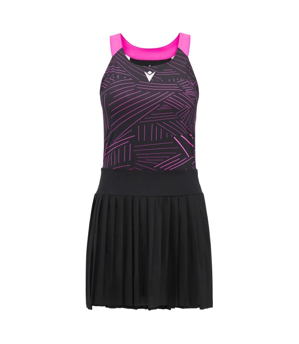 PADEL CD TAMARA DRESS WMN BLK/NPNK