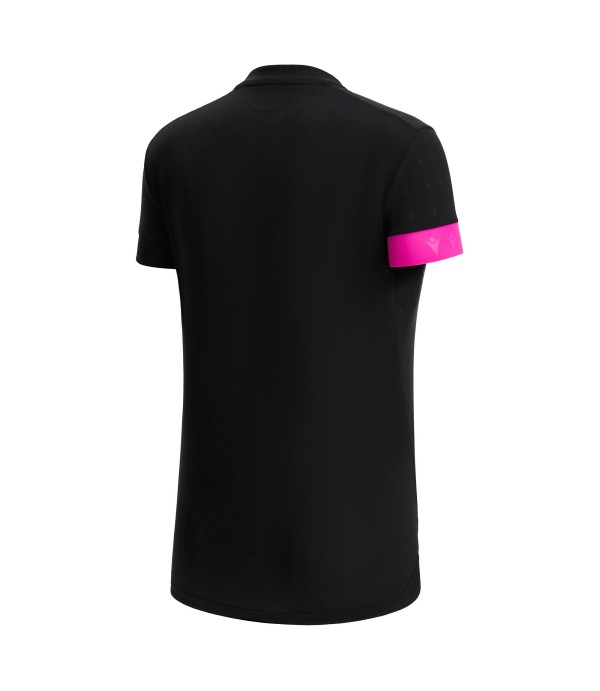 PADEL PRIME CC LIVIA KOREAN NECK POLO WOMAN BLK