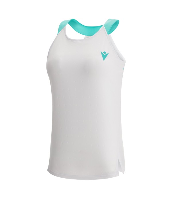 PADEL PRIME CC ICIAR II TANK WOMAN WHT/AQUA PRINTED