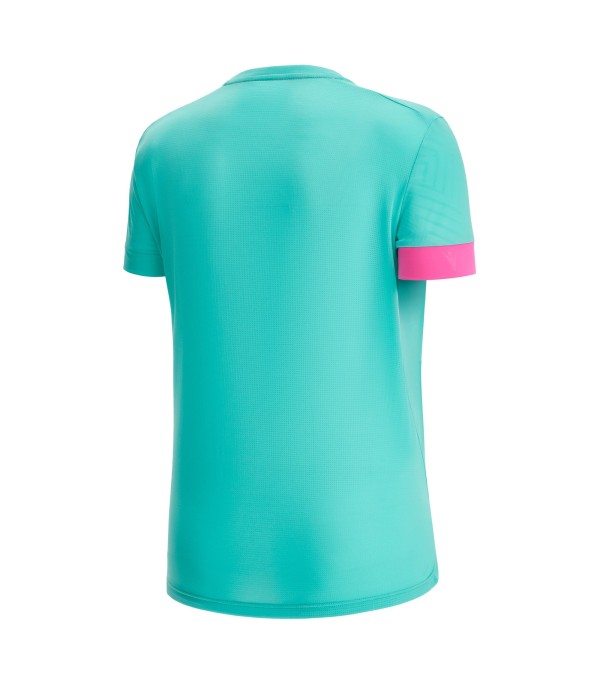 PADEL START CC DOMIZIA T-SHIRT WOMAN AQUA/NPNK PRINTED