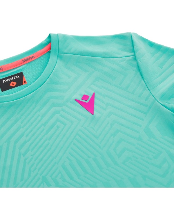 PADEL START CC DOMIZIA T-SHIRT WOMAN AQUA/NPNK PRINTED