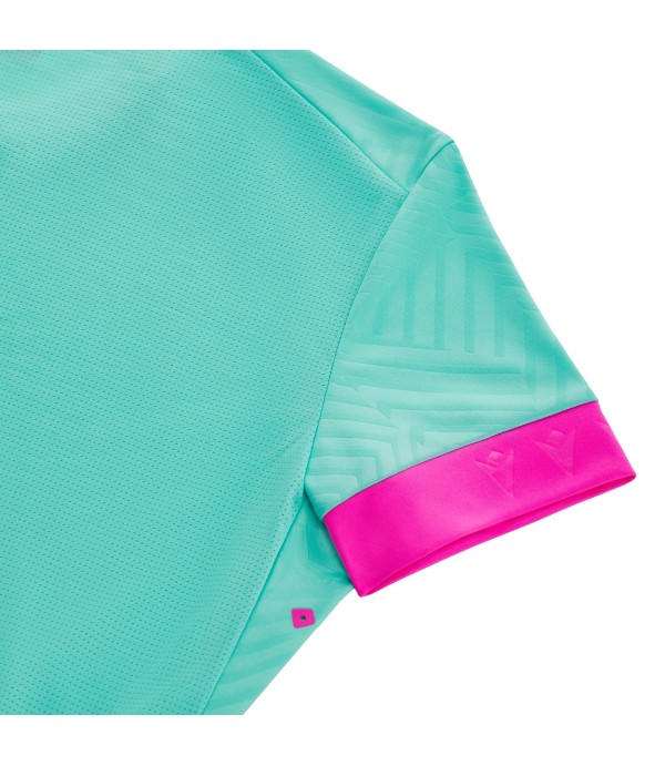 PADEL START CC DOMIZIA T-SHIRT WOMAN AQUA/NPNK PRINTED