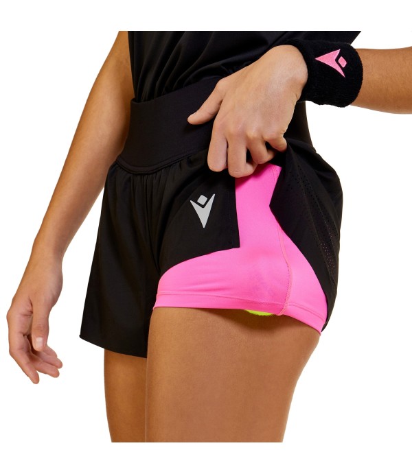 PADEL CC CORNELIA II SHORTS WOMAN BLK/NPNK