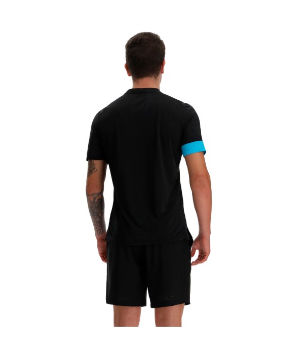 PADEL START CB JUAN T-SHIRT SS MAN BLACK/NEON SKY