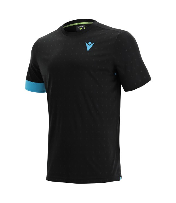 PADEL START CB JUAN T-SHIRT SS MAN BLACK/NEON SKY