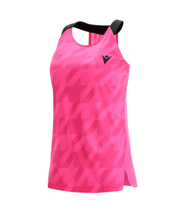 PADEL PRIME CB ICIAR TANK WOMAN NEON PINK/BLACK PRINTED