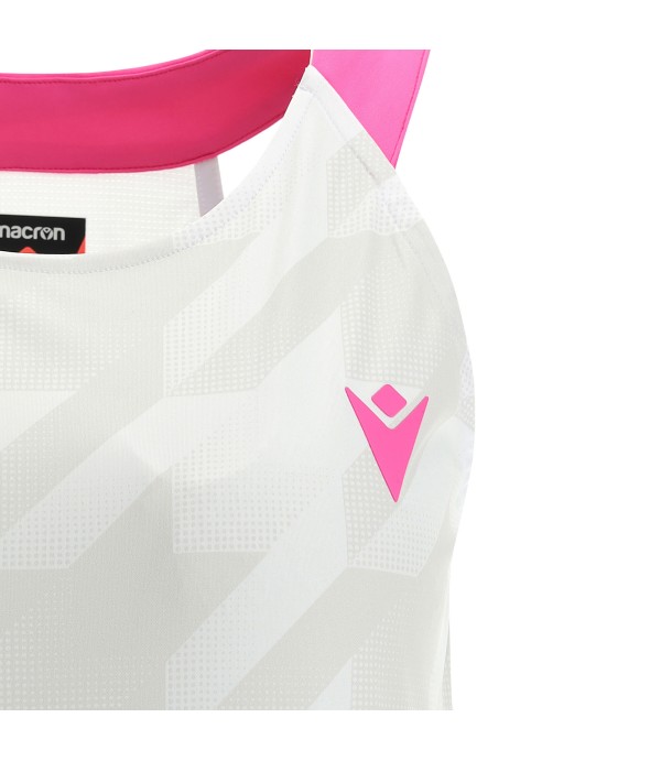 PADEL PRIME CB ICIAR TANK WOMAN WHITE/NEON PINK PRINTED