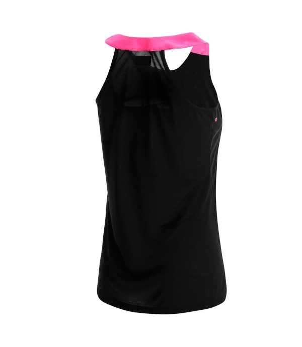 PADEL PRIME CB ICIAR TANK WOMAN BLACK/NEON PINK PRINTED