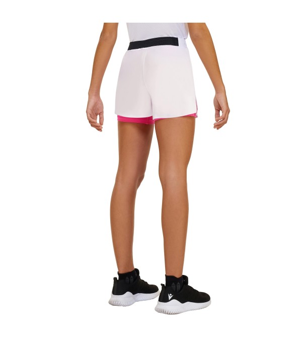 PADEL CC CAROLINA SHORT WHT/NPNK