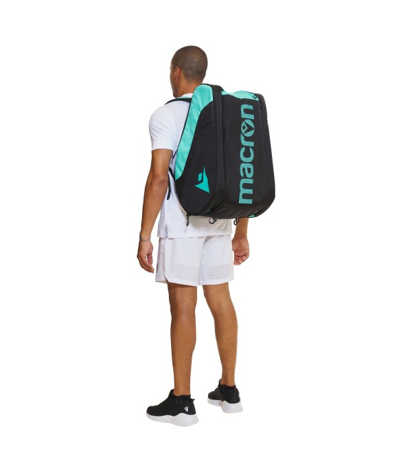 PADEL PHARETRA BAG BLK/AQUA